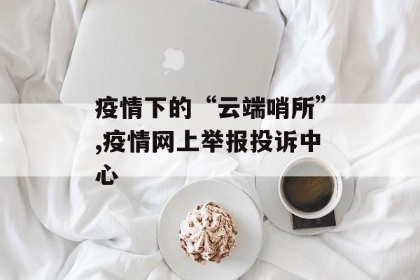 疫情下的“云端哨所”,疫情网上举报投诉中心